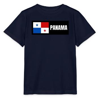 Drapeau du Panama - T-shirt bio MINI CREATOR Stanley/Stella Enfant - marine - Devant - Kain (125cm)