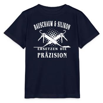 Bauschaum und Silikon ersetzt die Präzision - Stanley/Stella Kinder T-Shirt MINI CREATOR  - Navy - Vorne - Kain (125cm)