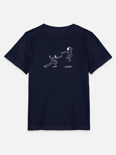 Fencing1 white - Stanley/Stella Kinder T-Shirt MINI CREATOR - Navy