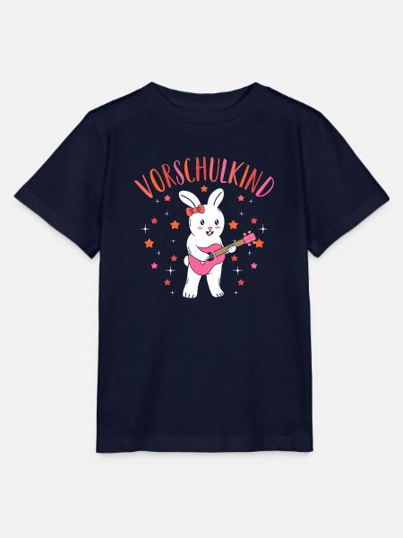 Vorschulkind Vorschule Hase Mädchen - Stanley/Stella Kinder T-Shirt MINI CREATOR - Navy