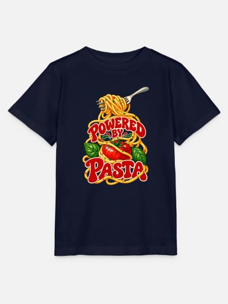 Powered by Pasta: Italienisches Essen - Stanley/Stella Kinder T-Shirt MINI CREATOR  - Navy