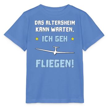 das altersheim kann warten - Stanley/Stella Kinder T-Shirt MINI CREATOR  - Blau - Vorne - Taisha (125cm)