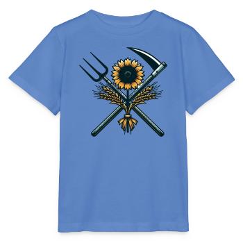 Agriculture Logo - Stanley/Stella MINI CREATOR Kids’ T-Shirt - bright blue - Front - Taisha (125cm)