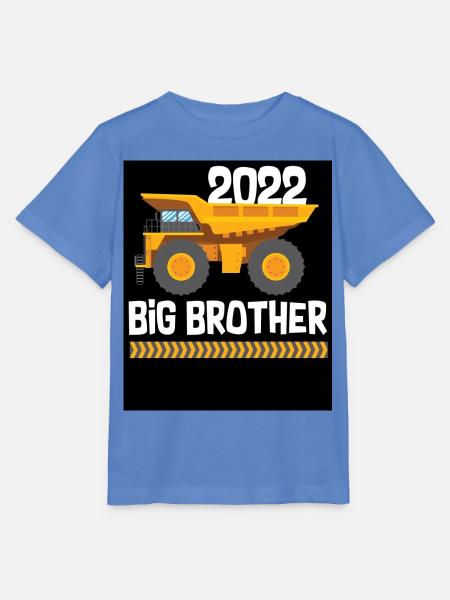 2022 Großer Bruder Radlader - Stanley/Stella Kinder T-Shirt MINI CREATOR  - Blau