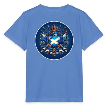 Scotland Logo - Stanley/Stella MINI CREATOR Kids’ T-Shirt - bright blue - Front - Taisha (125cm)