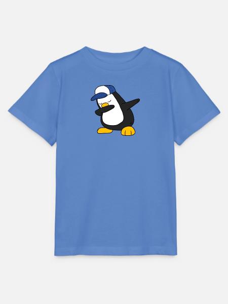 Penguin Dabbing Dab Pinguin - Stanley/Stella Kinder T-Shirt MINI CREATOR - Blau
