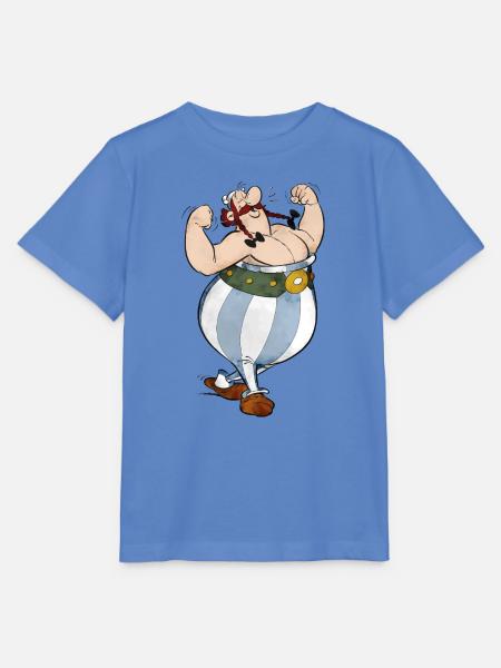 Asterix Obelix Hände In Den Taschen - Stanley/Stella Kinder T-Shirt MINI CREATOR - Blau