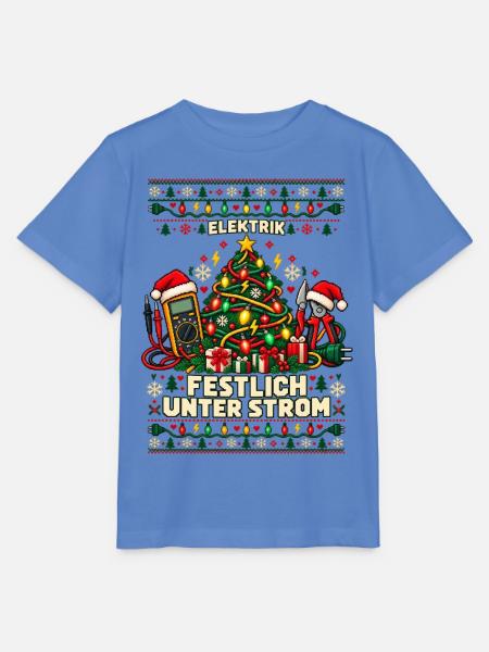 Elektrik - Festlich unter Strom - Stanley/Stella Kinder T-Shirt MINI CREATOR  - Blau