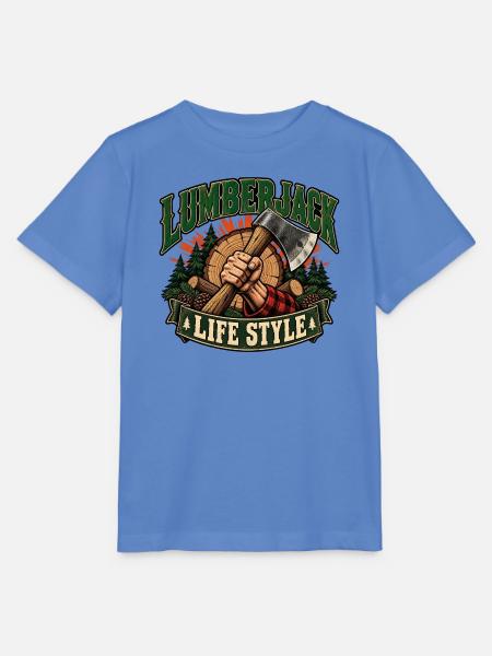 Lebensstil eines Holzfällers - Stanley/Stella Kinder T-Shirt MINI CREATOR - Blau