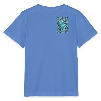 Meeresblüten Muster in Blau - Stanley/Stella Kinder T-Shirt MINI CREATOR  - Blau - Vorne - Taisha (125cm)