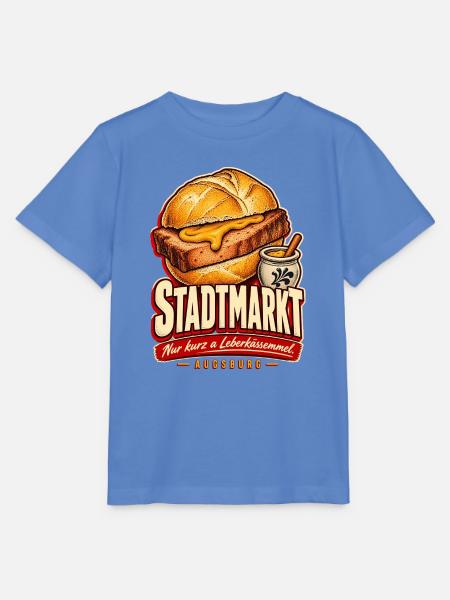 Augsburg Stadtmarkt Leberkässemmel - Stanley/Stella Kinder T-Shirt MINI CREATOR  - Blau