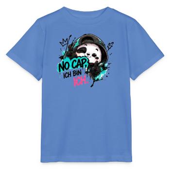 Panda Graffiti: No Cap Ich BinIch - Stanley/Stella Kinder T-Shirt MINI CREATOR  - Blau - Vorne - Taisha (125cm)