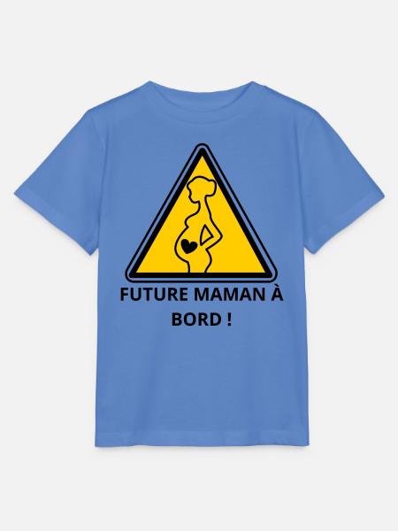 Werdende Mama an Bord! - Stanley/Stella Kinder T-Shirt MINI CREATOR  - Blau