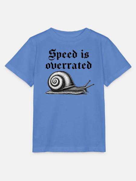 Geschwindigkeit ist überbewertet 2 - Stanley/Stella Kinder T-Shirt MINI CREATOR - Blau