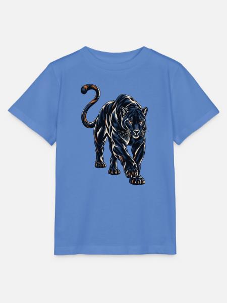 Schwarzer Panther - Stanley/Stella Kinder T-Shirt MINI CREATOR - Blau