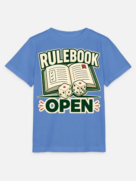 RULEBOOK OPEN - Stanley/Stella Kinder T-Shirt MINI CREATOR  - Blau