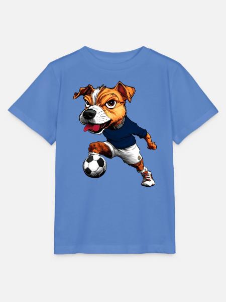 JRT Fussball - Stanley/Stella Kinder T-Shirt MINI CREATOR  - Blau