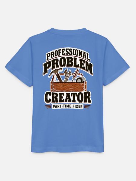 Professioneller Problemlöser Teilzeit-Fixer - Stanley/Stella Kinder T-Shirt MINI CREATOR - Blau