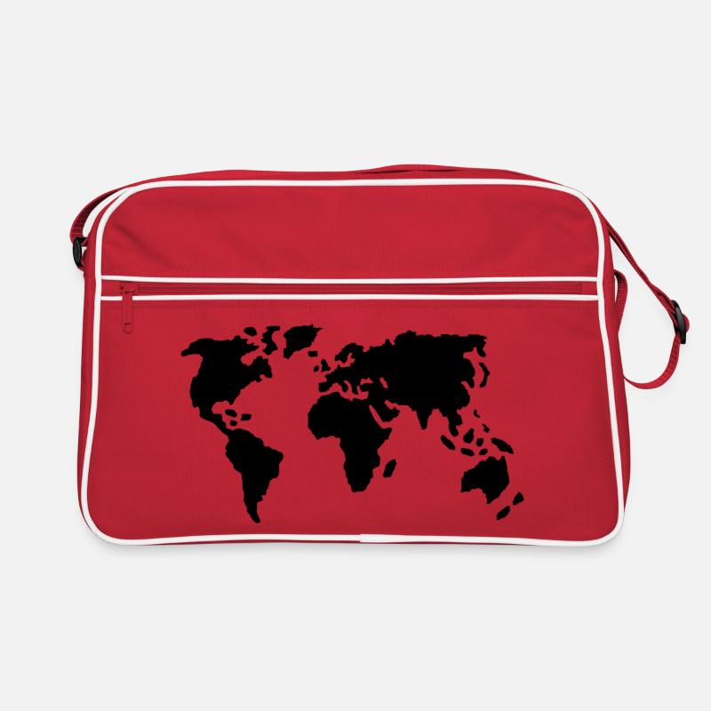 Welt Retro Tasche