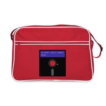 floppy disk - Retro Bag - red/white - Front