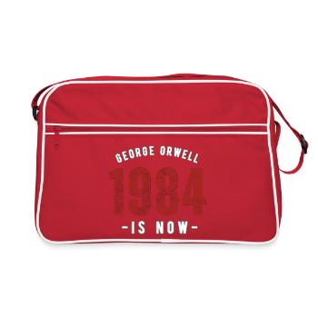 GEORGE ORWELL 1984 - Sac Retro - rouge/blanc - Devant