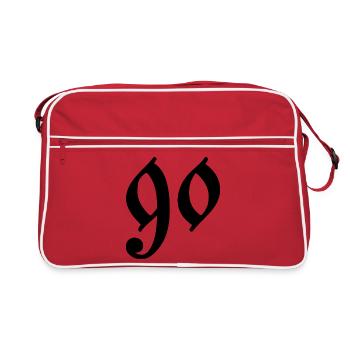 90 - Retro Bag - red/white - Front