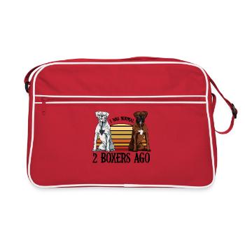 boxer - Retro Bag - red/white - Front