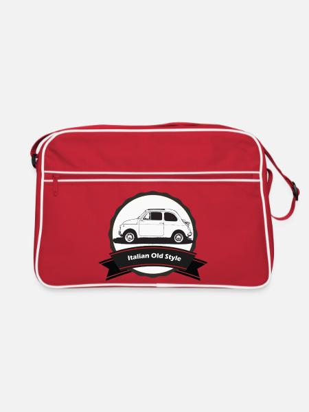 500 - Retro Bag - red/white - Front