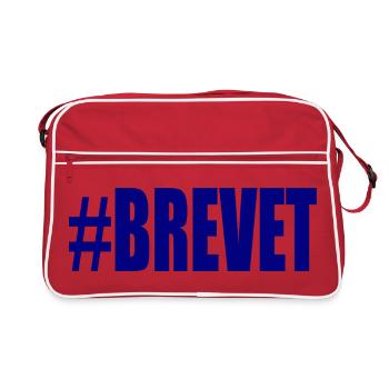 FERRY. BACCALAUREAT. PATENT. DNB. EXAMINATION. WELL DONE - Retro Bag - red/white - Front