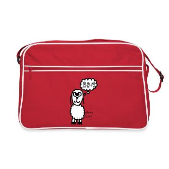 Mathe ScHoF - Retro Tasche - Rot/Weiß - Vorne