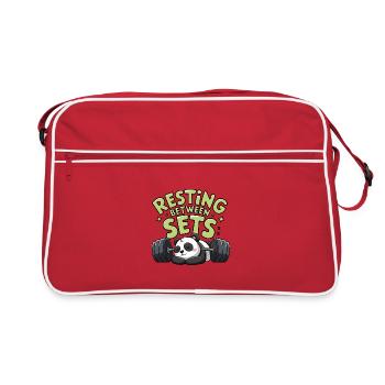 Repos entre les séries - Sac Retro - rouge/blanc - Devant