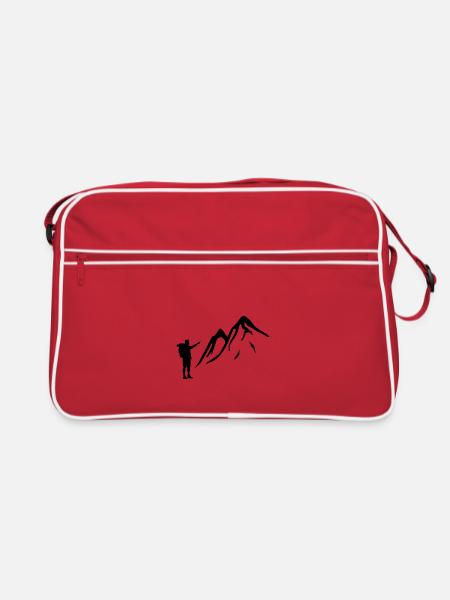 Trekking - Sac Retro - rouge/blanc - Devant