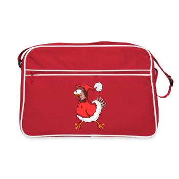 Poulet de Noël - Sac Retro - rouge/blanc - Devant