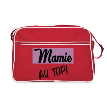 BONNE FÊTE MAMIE - Sac Retro - rouge/blanc - Devant