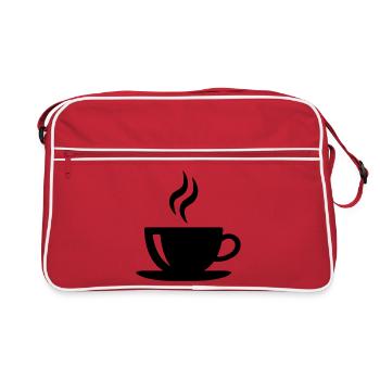 Coffee cup - Retro Bag - red/white - Front