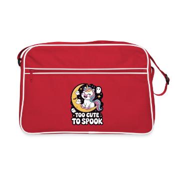 Trop mignon pour effrayer - Sac Retro - rouge/blanc - Devant