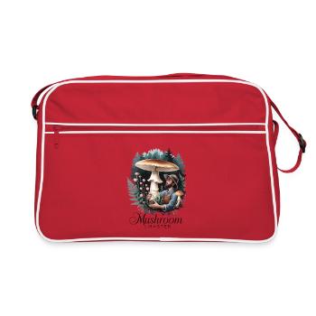 Pilzmeister - Retro Tasche - Rot/Weiß - Vorne