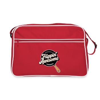 Flippin Awesome - Retro Bag - red/white - Front