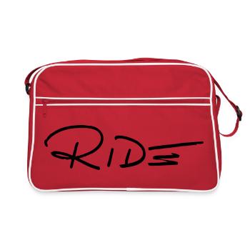 CHEVAUCHER - Sac Retro - rouge/blanc - Devant