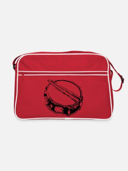 Snare - Drum - Percussion - Music - Retro Bag - red/white