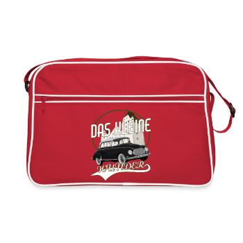 Vintage Oldtimer Das kleine Wunder aus Ingolstadt - Retro Tasche - Rot/Weiß - Vorne