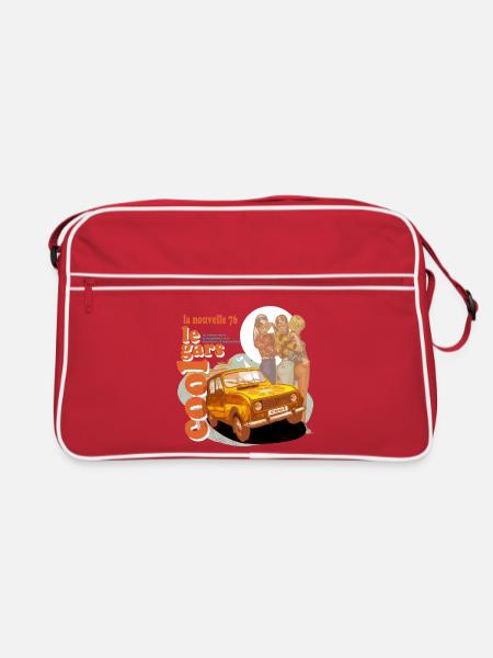 LeGarsCool - Retro Tasche - Rot/Weiß