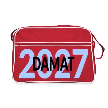 Türkischer Bräutigam, DAMAT 2027 - Retro Tasche - Rot/Weiß - Vorne