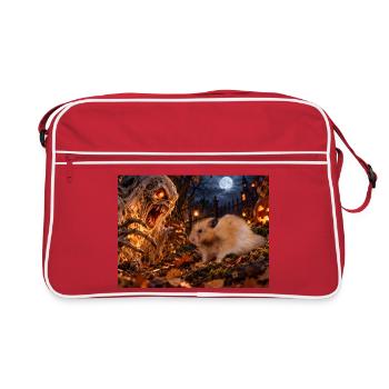 Chico 11: Halloween mit Monster 2026 - Retro Tasche - Rot/Weiß - Vorne