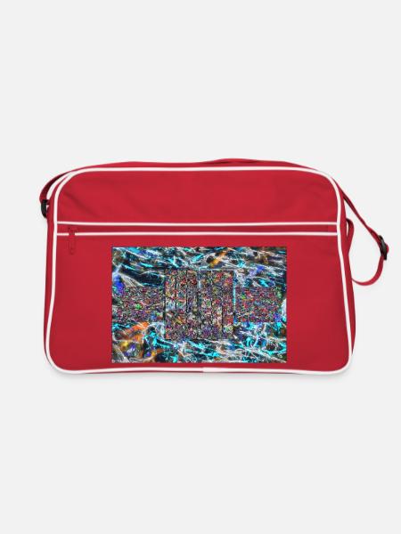 jschichtigkeit - Retro Tasche - Rot/Weiß