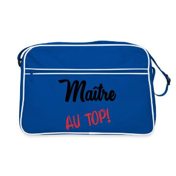 MASTER. MASTER - Retro Bag - blue/white - Front
