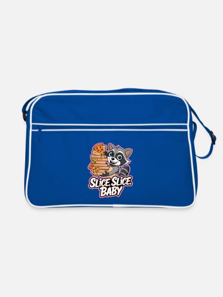 Tranche, Tranche, Bébé - Sac Retro - bleu/blanc