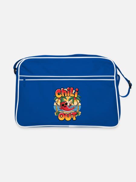 Chili dehors - Sac Retro - bleu/blanc