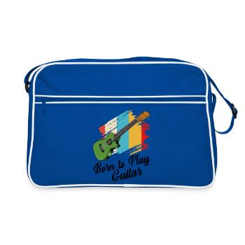 guitar - Retro Bag - blue/white - Front