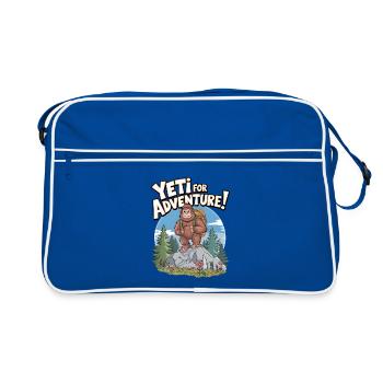 Yeti For Adventure - Retro Bag - blue/white - Front